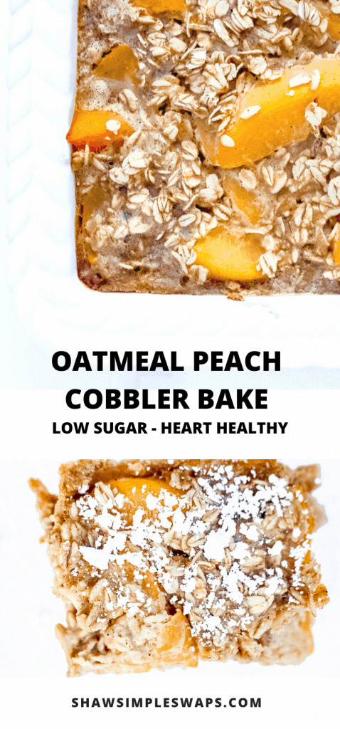 Oatmeal Peach Cobbler Bake