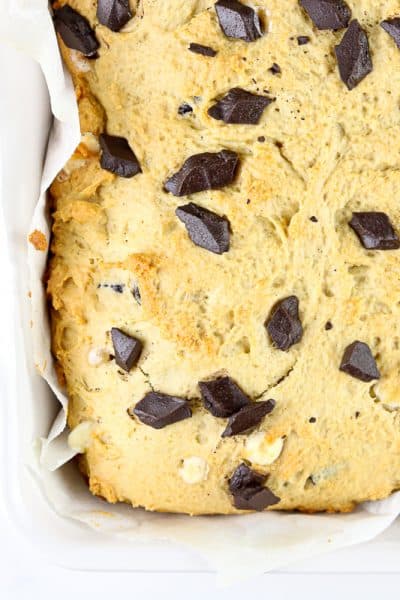 Image of chocolate chip cookie dough bars.