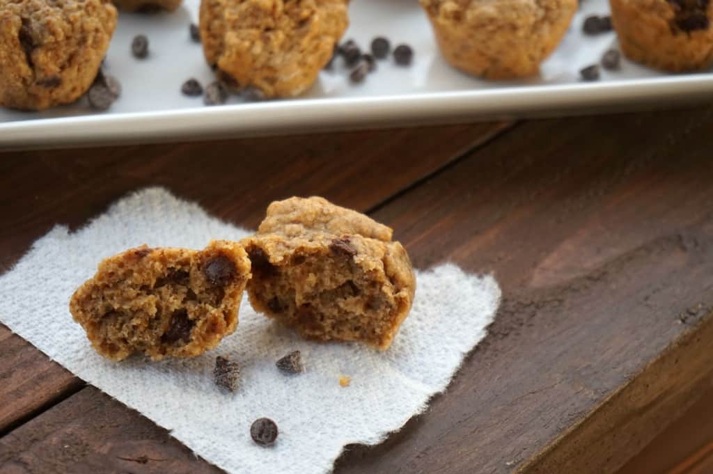 up close muffin on table