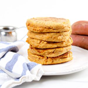 Image of sweet potato pancakes.