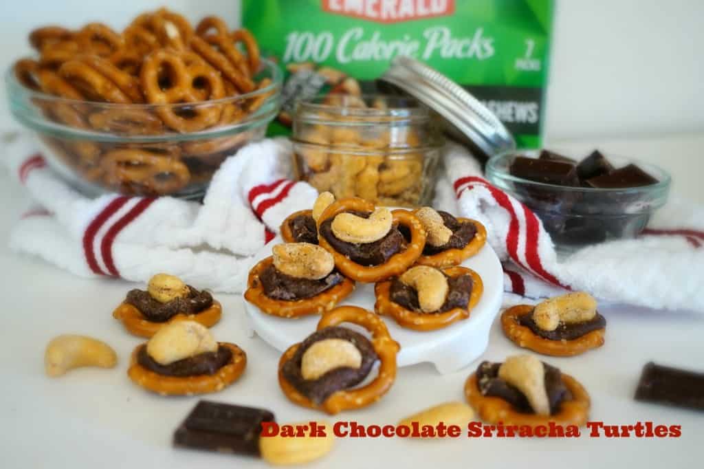 Dark Chocolate Sriracha Turtles - Shaw's Simple Swaps Text