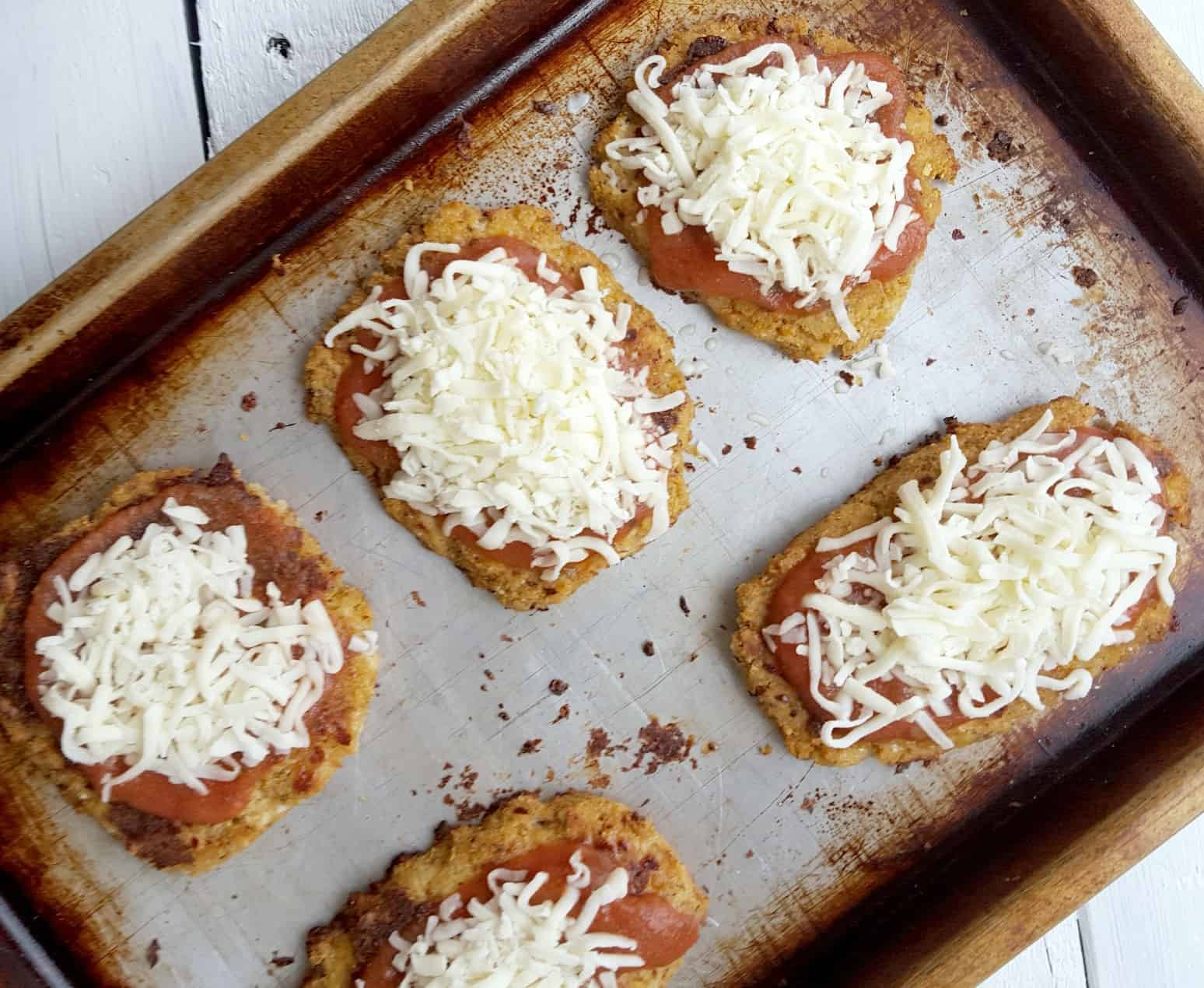 Open Faced Italian Grilled Cheese with Cauliflower Toast - Shaws Simple Swaps 2