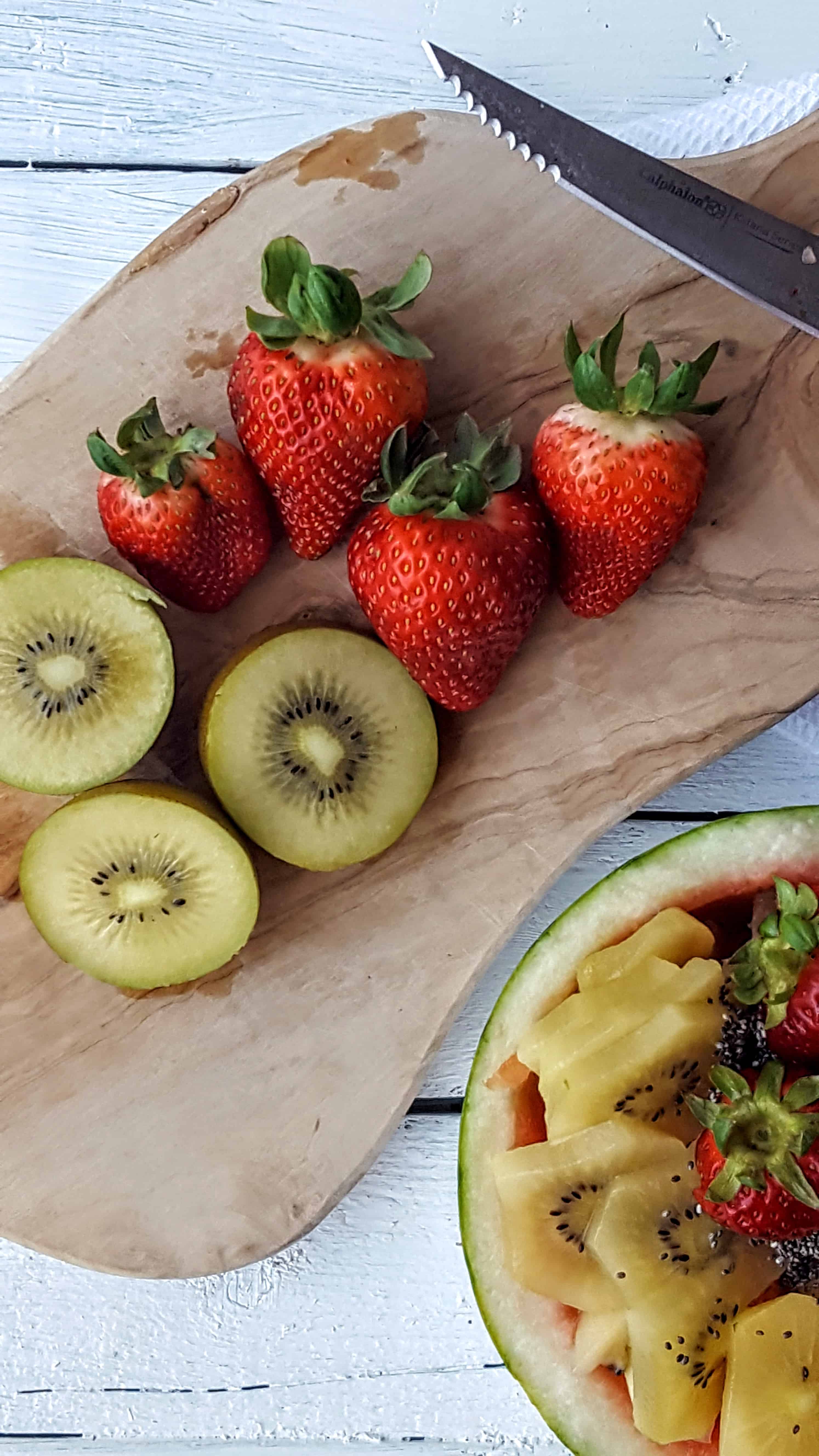 Tropical Fruit Salad= Shaws Simple Swaps