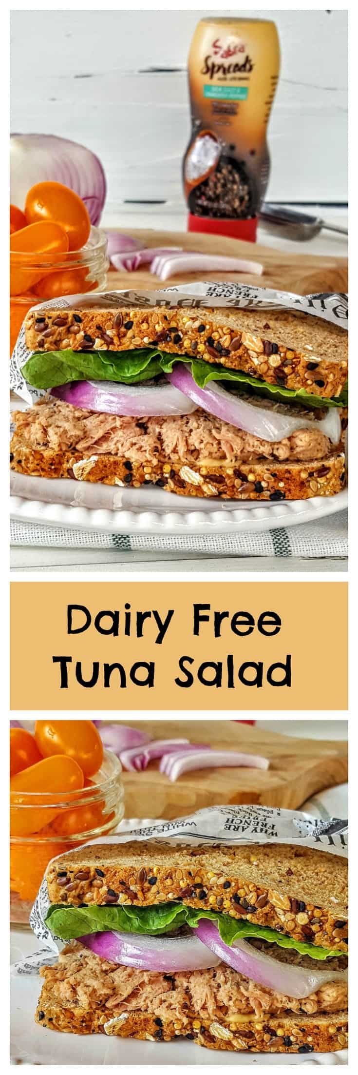 Healthy Tuna Salad @shawsimpleswaps #ad #sabraspreads