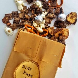 Puppy Chow Chex Mix - Elvis Style with Banana Chips! @shawsimpleswaps - The perfect DIY Foodie Gift!