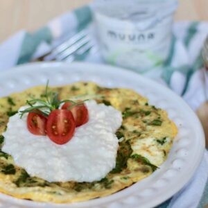 Garden Fresh Omelet- High protein, low carb and full of flavor! Gluten Free too! @shawsimpleswaps