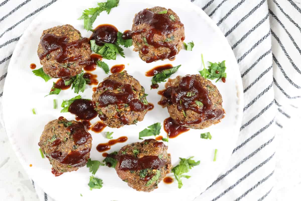 Pistachio Turkey Meatballs- Gluten Free, Paleo and Heart Healthy