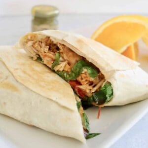 Grilled Stuffed Pork Burrito - Gluten Free & Vegan Options Available! @shawsimpleswaps