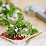 Goat Cheese, Artichoke & Pickled Beet Artisan Pizza @shawsimpleswaps