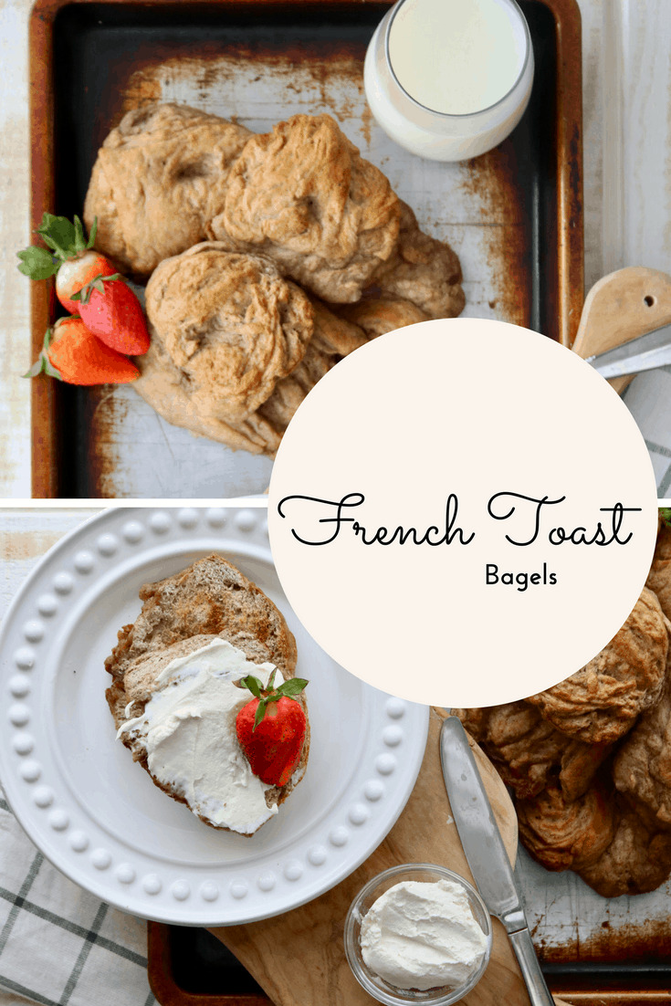 Homemade French Toast Bagels - Breakfast Made Easy! @shawsimpleswaps