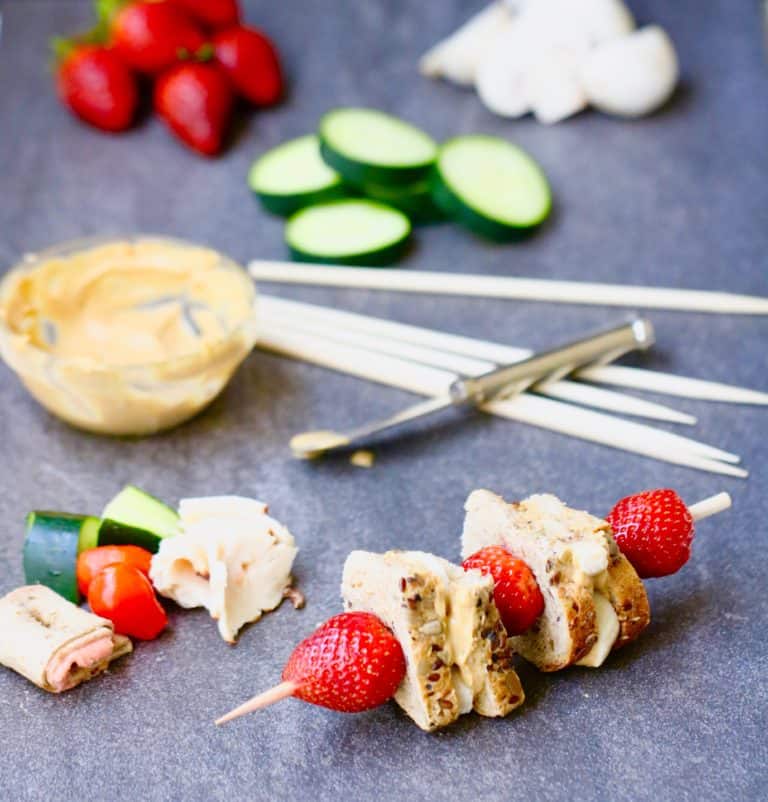 No Cook Picnic Snacks 3 Skewers for Every Appetite!