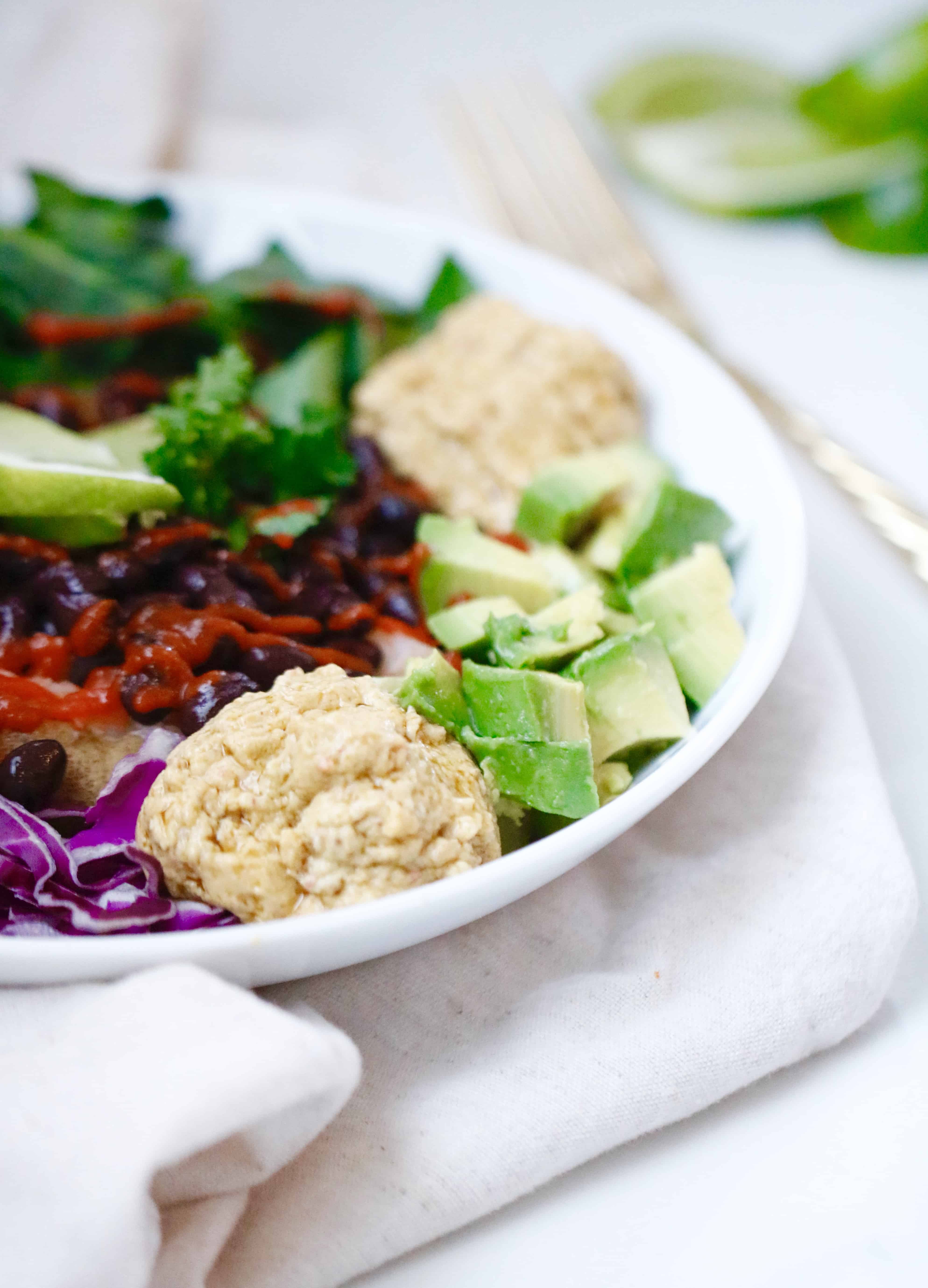 Smashed Baked Potato Nourish Bowl - Vegan + Gluten Free @shawsimpleswaps