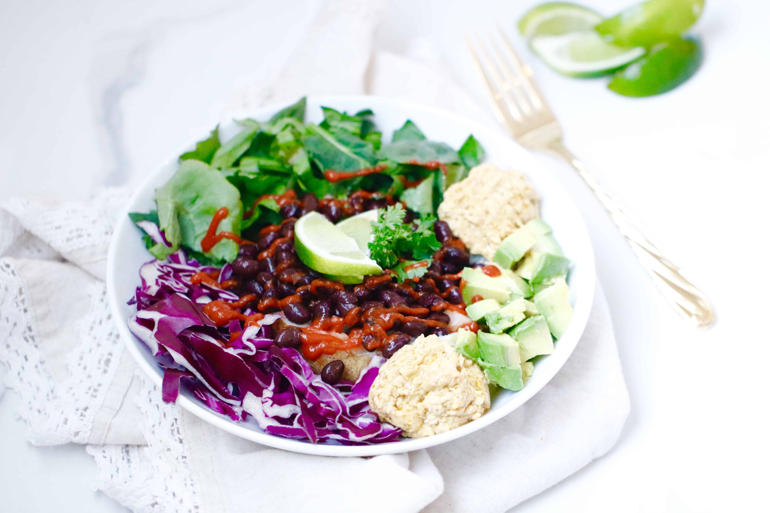 Smashed Baked Potato Nourish Bowl - Vegan + Gluten Free @shawsimpleswaps