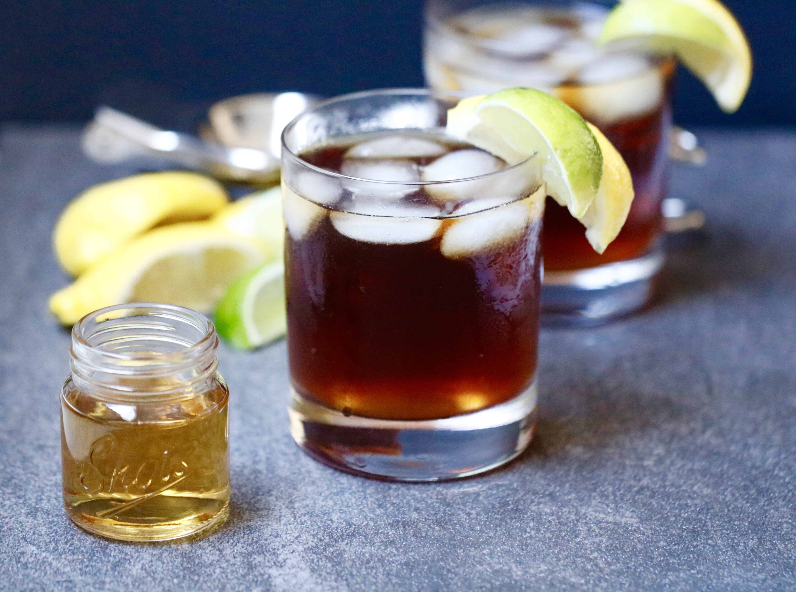 Bourbon Iced Tea with a Lemon Lime Splash @shawsimpleswaps