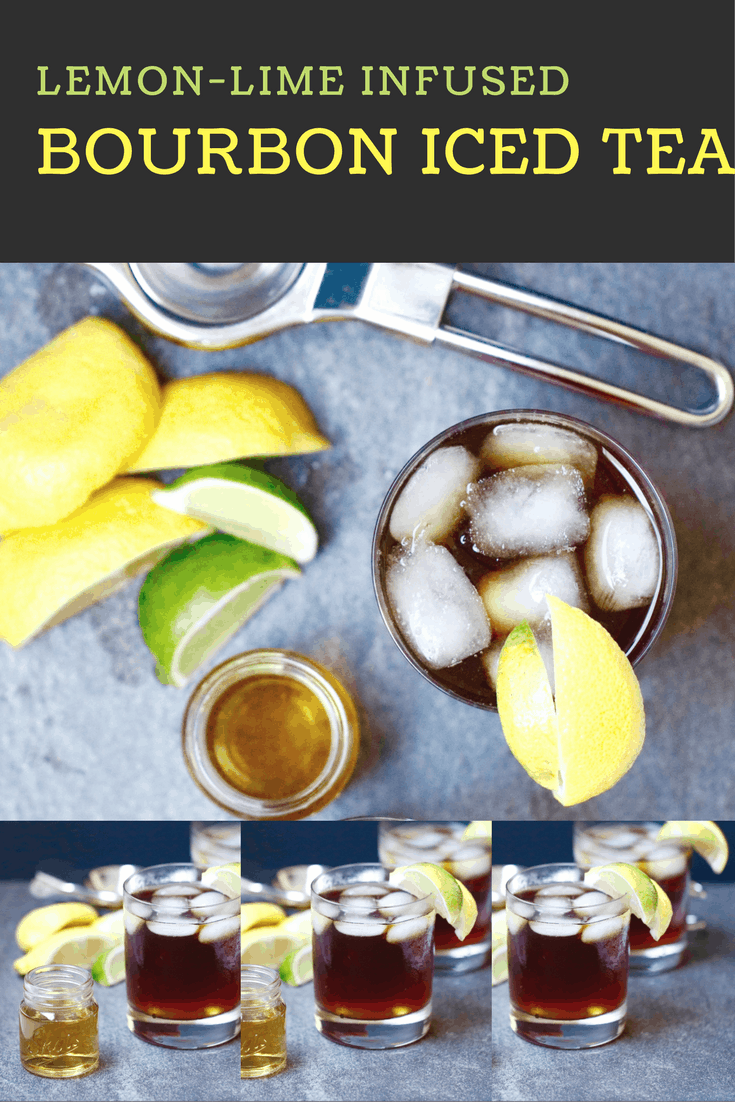 Bourbon Iced Tea with a Lemon Lime Splash @shawsimpleswaps