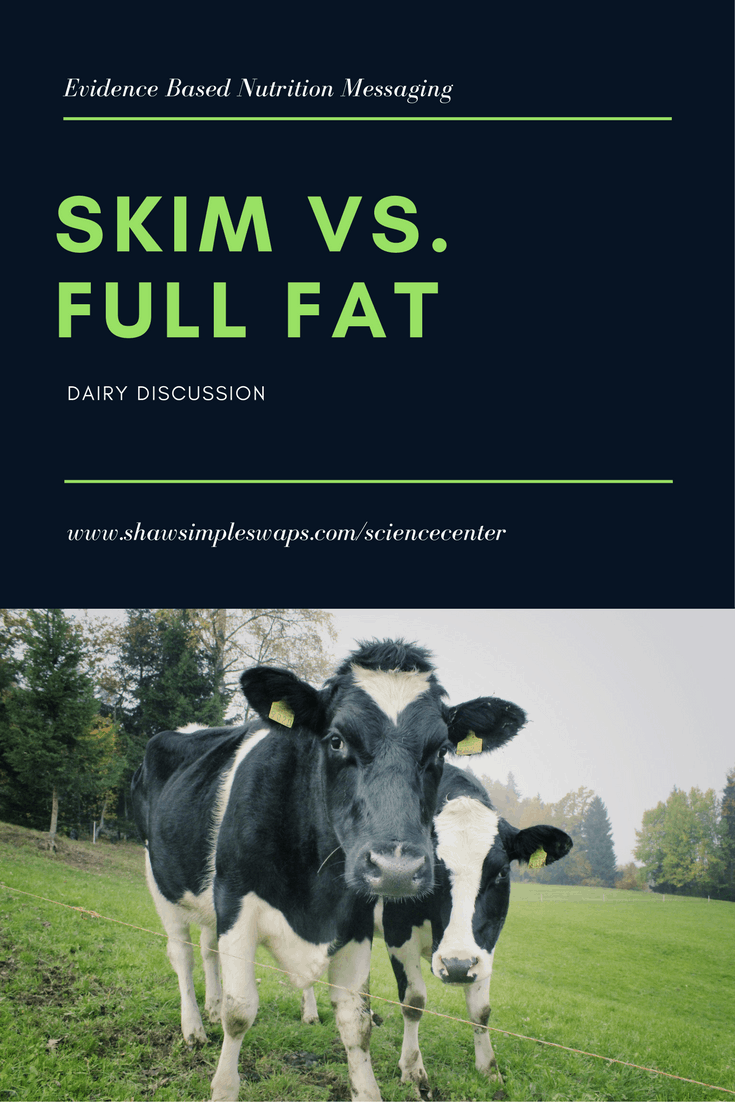 Skim or Full Fat - Dairy Discussion - Science Center @shawsimpleswaps