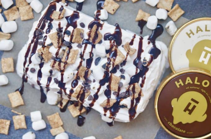 S'mores Icebox Cake with Halo Top Creamery @shawsimpleswaps