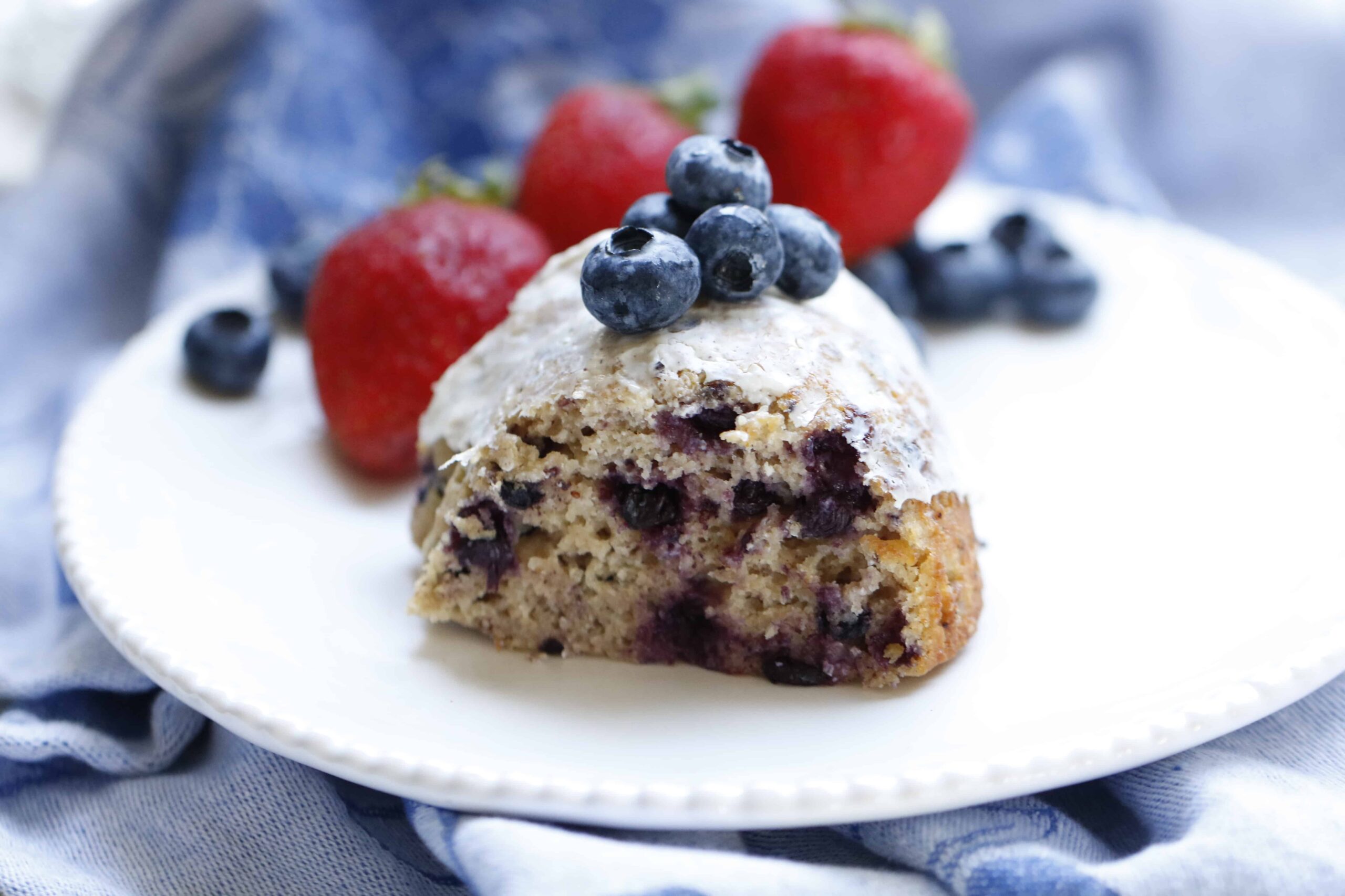 Wild Blueberry Bundt Cake with Lemon Cream Cheese Frosting @shawsimpleswaps