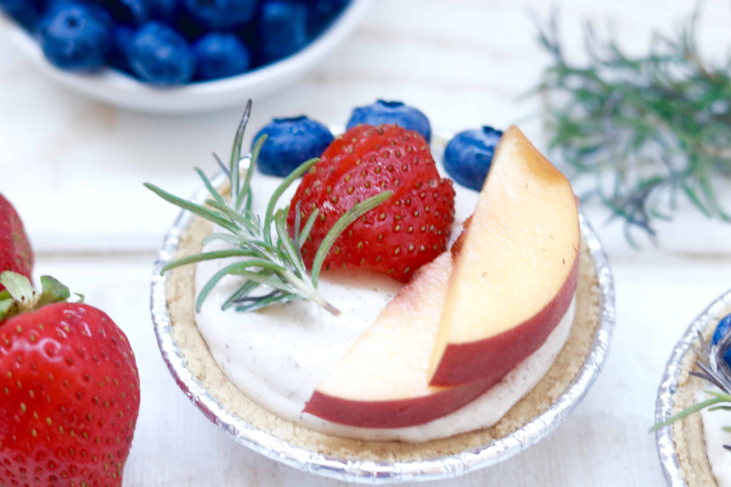 No Bake Cheesecake with Fresh Berries - Ready in 10 Minutes Flat! @shawsimpleswaps