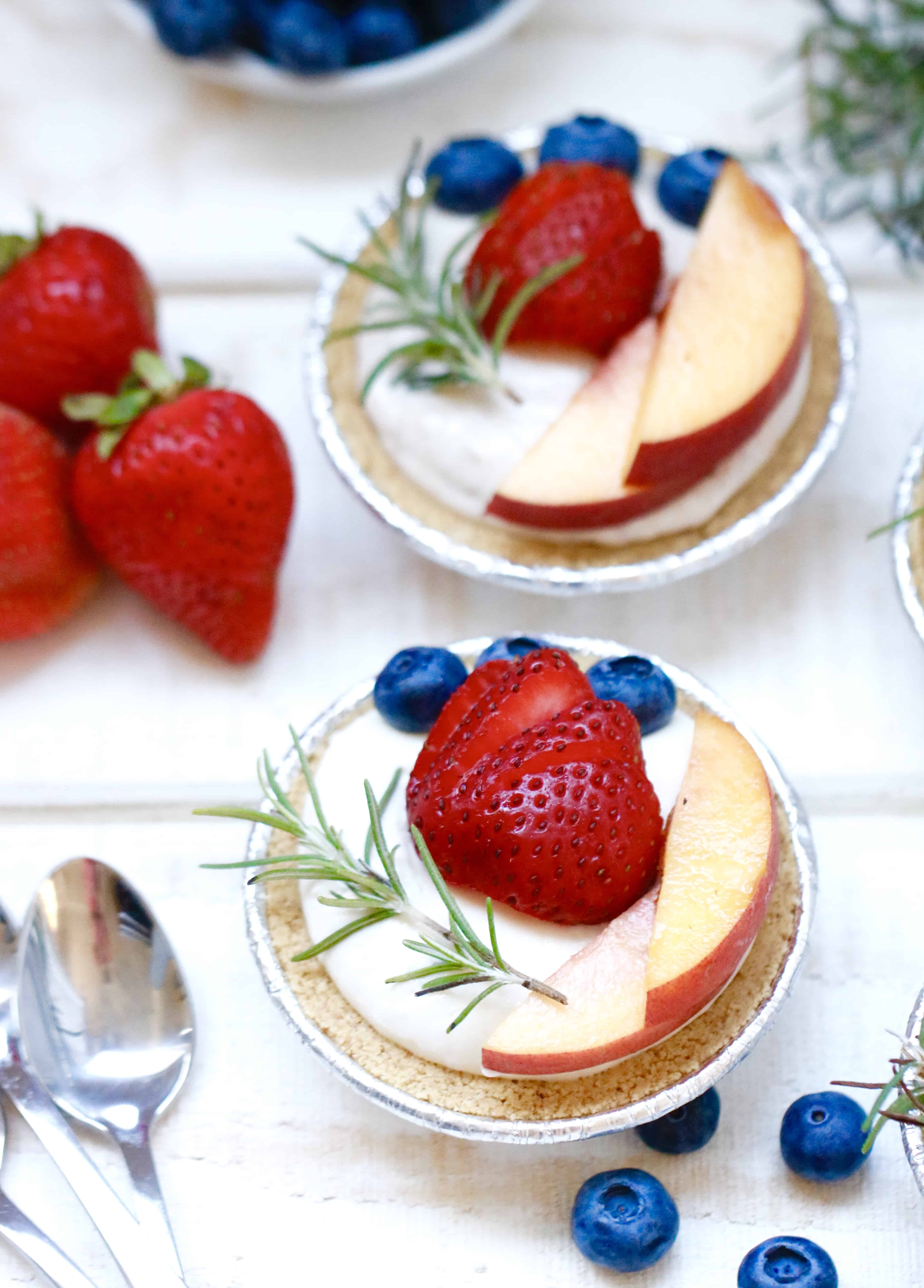 No Bake Cheesecake with Fresh Berries - Ready in 10 Minutes Flat! @shawsimpleswaps