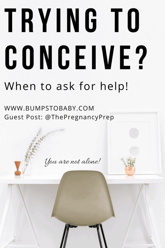 Trying to Conceive? When do You Need to Ask for Help? @bumpstobaby