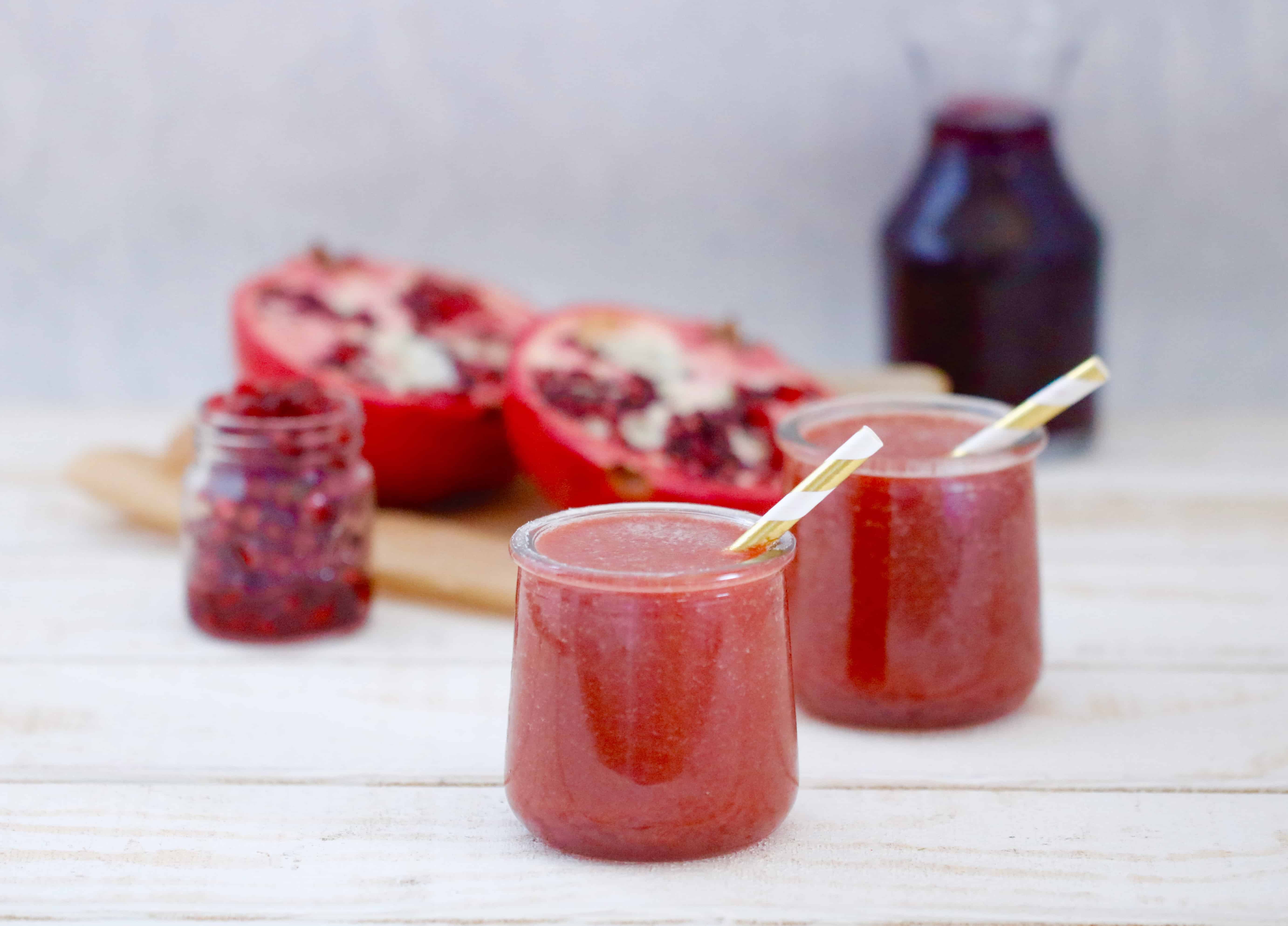 Pomegranate Apple Smoothie with Butternut Squash @shawsimpleswaps