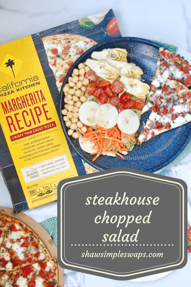 Steakhouse Chopped Salad Cpk Thin Crust Margherita Pizza