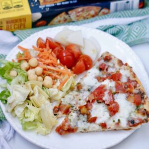 Balance Your Plate - Steakhouse Chopped Salad & California Pizza Kitchen Frozen Crispy Thin Crust Margherita Pizza @shawsimpleswaps