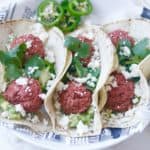 Turn Up Da Beet Falafel Tacos @shawsimpleswaps