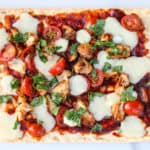 Fridge Friendly Pizzas using California Lavash @shawsimpleswaps #pizza #californialavash