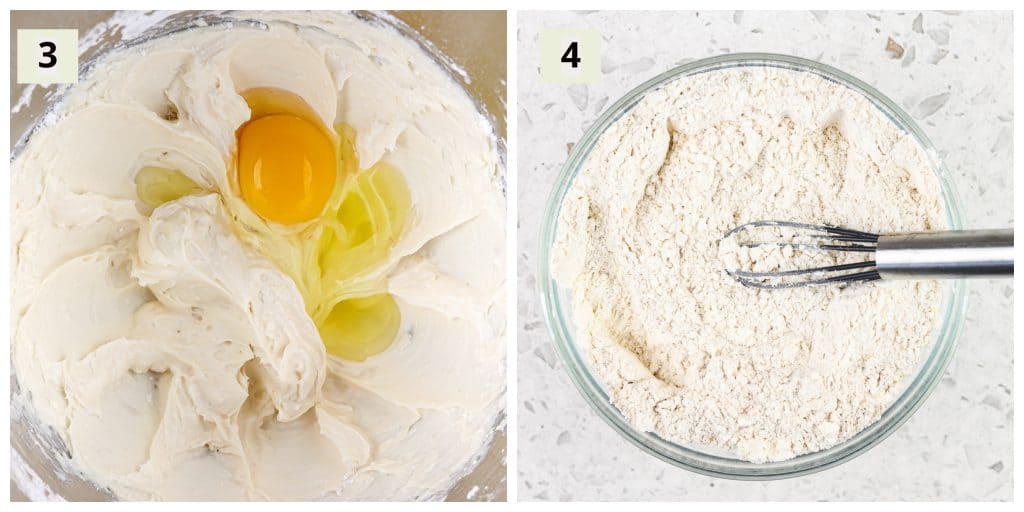 Sugar cookie process shot.