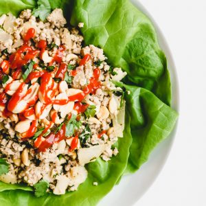 Thai Peanut Lettuce Wraps + 30 Minute Thyroid Cookbook Review @shawsimpleswaps #thyroidhealth #cookingforhealth #Paleo