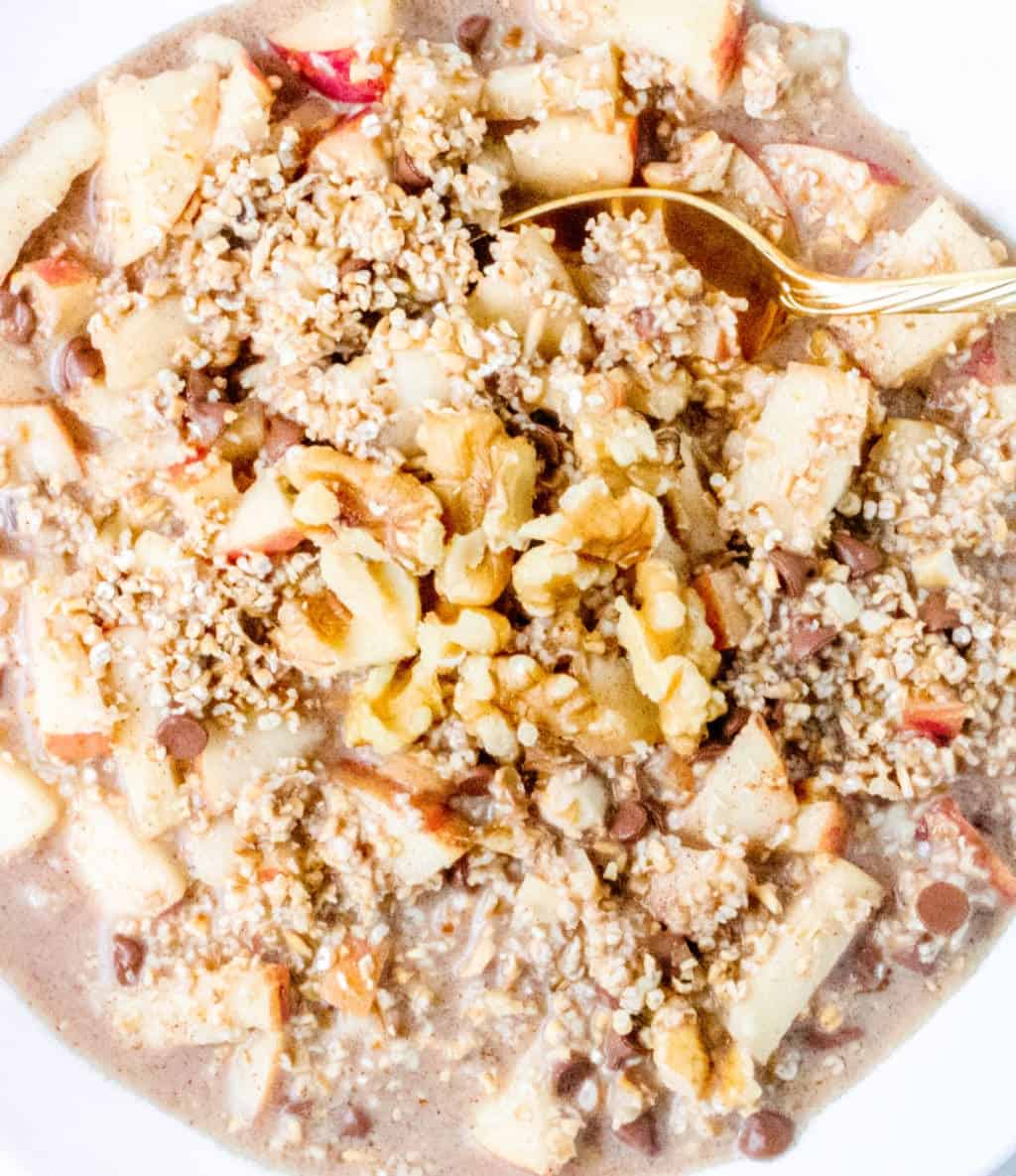 Apple Walnut Muesli - @shawsimpleswaps #glutenfree #muesli #quickfixbreakfast