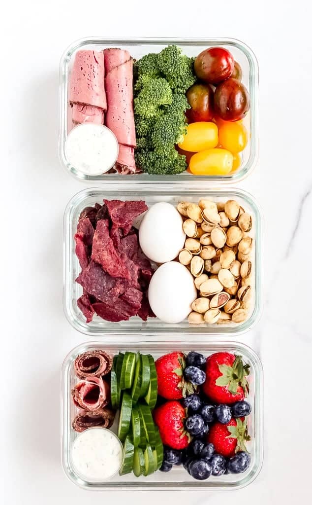 DIY Protein Snack Box Meal Prep