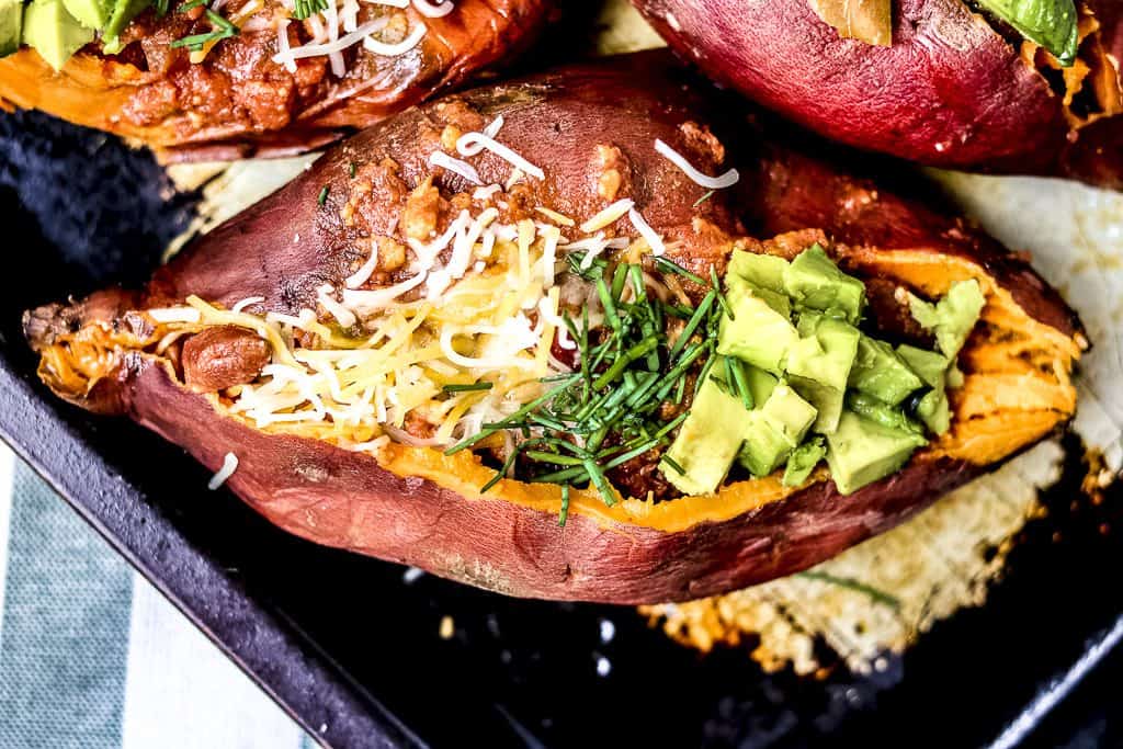 Healthy Stuffed Sweet Potatoes Shaw Simple Swaps