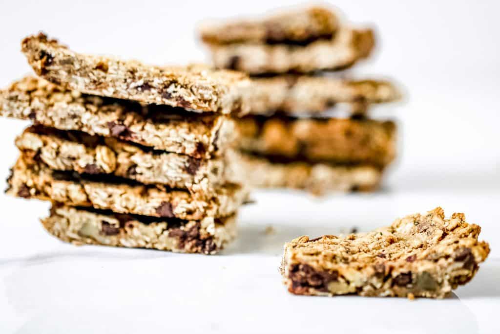 homemade crunchy granola bars