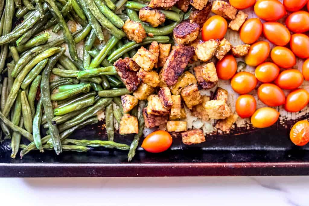 Cooking With Tempeh - A guide to show you the health benefits and simple ways to use this budget friendly, plant forward ingredient in your meal prep. #tempeh #veganmeals #cookingwithtempeh #veganrecipes