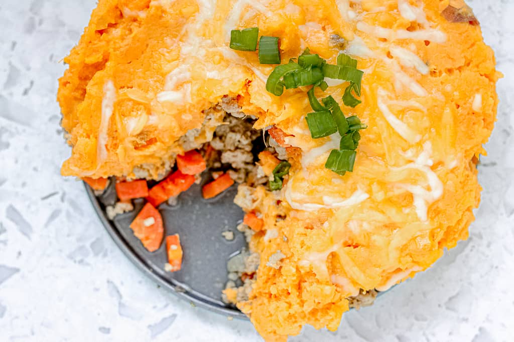 Filling, satisfying, and simple to make, this Healthy Shepherds Pie with Sweet Potato is the perfect family friendly meal. Easy to swap with ingredients you have on hand, and perfect for leftovers, you won't regret making this tonight. Plus, this recipe freezes great for a freezer friendly meal to pull out anytime.