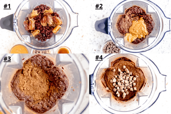 A rich, creamy chocolate dessert dip made with the essential ingredients you likely have on hand! This Sweet Hummus Recipe is the perfect snack or party dip! The beauty of this baby is you can make it all in the blender, aka, no mess clean up! #desserthummus #desserthummusrecipe #healthydesserthummus #desserthummushealthyrecipe #desserthummuschocolate