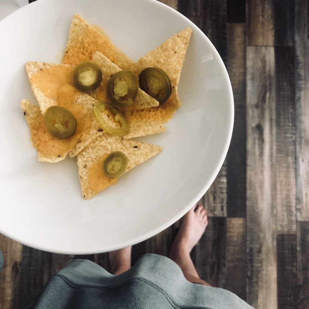 Image of nachos and jalapenos.