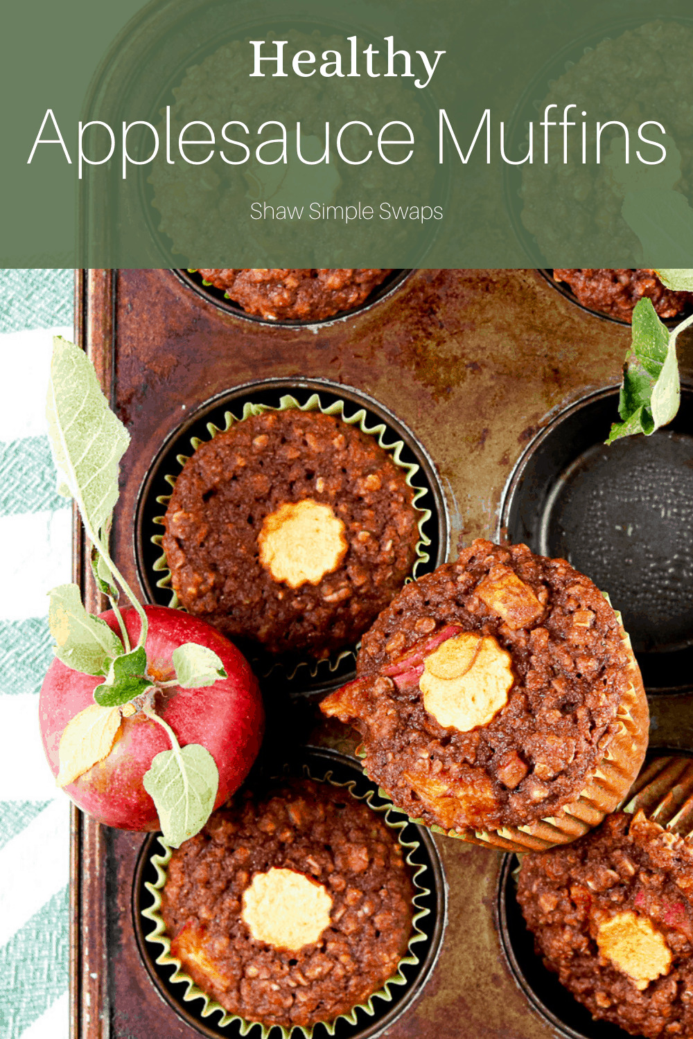 Healthy Applesauce Muffins No Added Sugar Shaw Simple Swaps