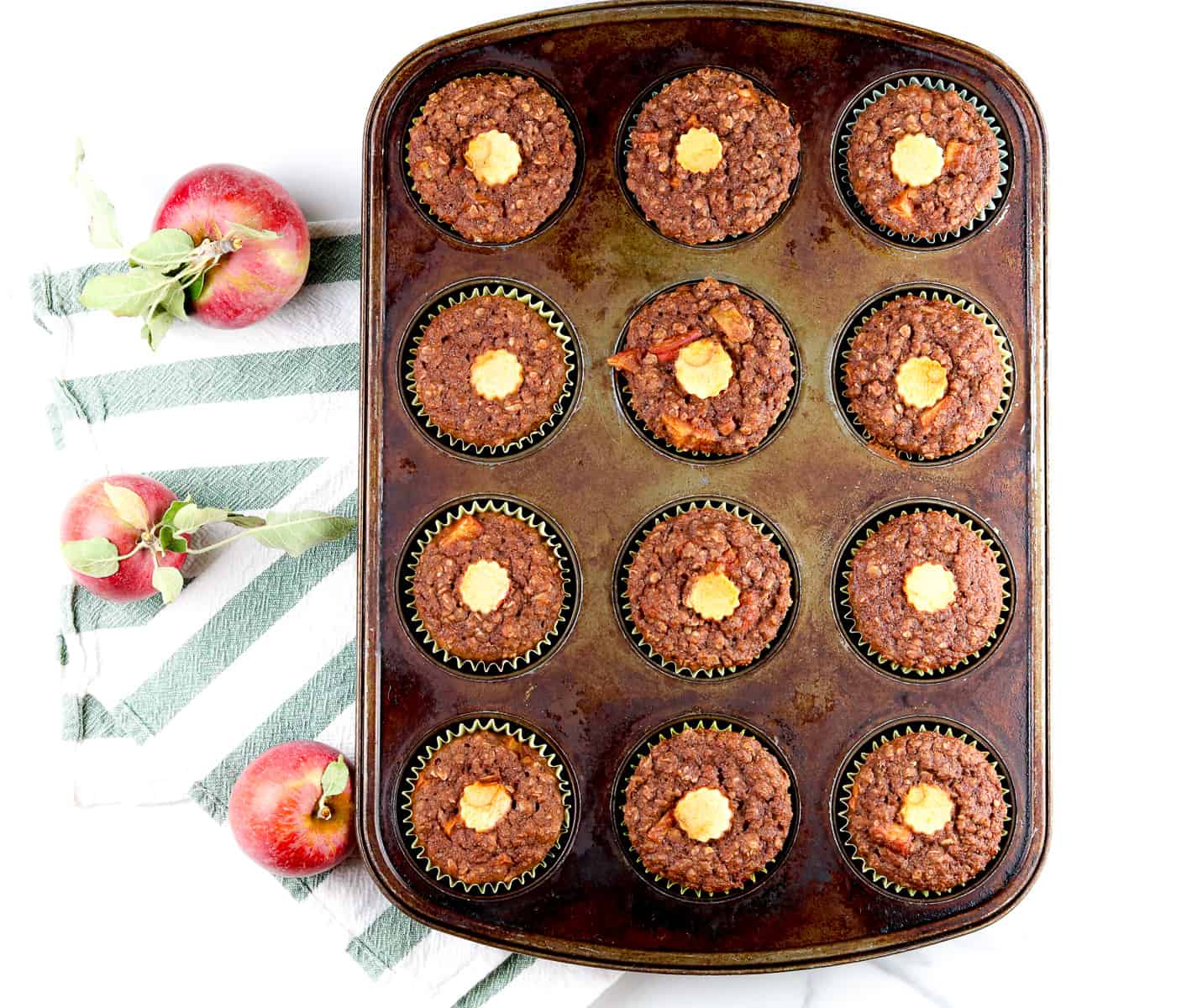 Image of apple muffins.
