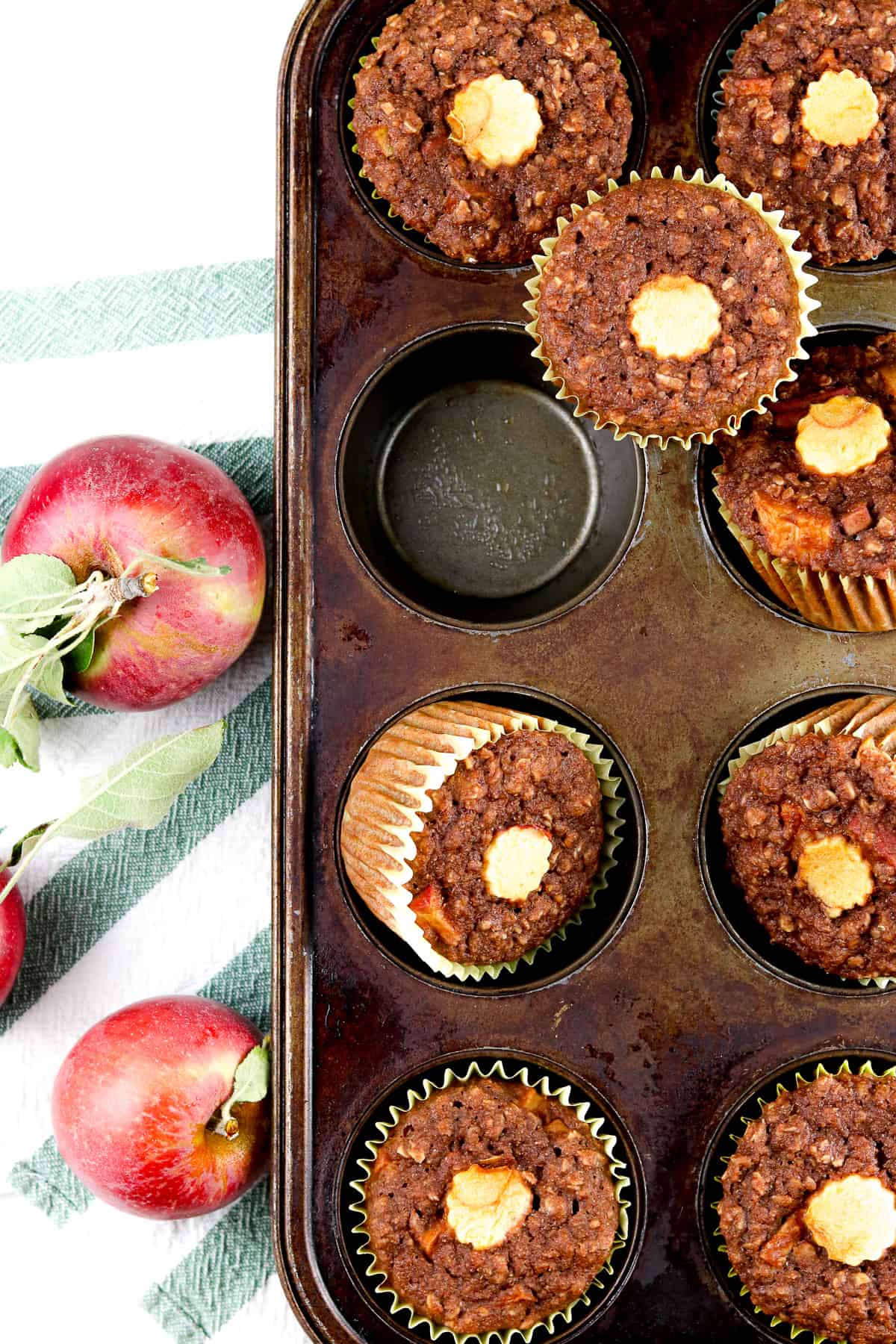 Image of apple muffins.