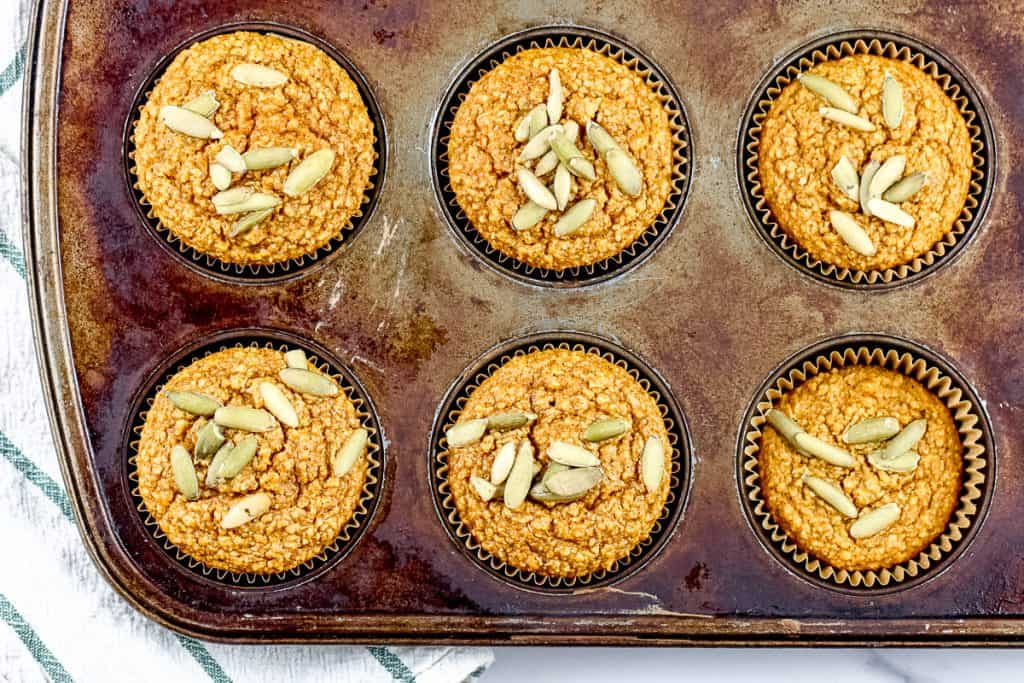 Image of muffins in the tin.