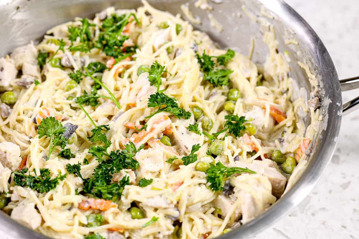 Healthy Turkey Tetrazzini - One Pot - Shaw Simple Swaps