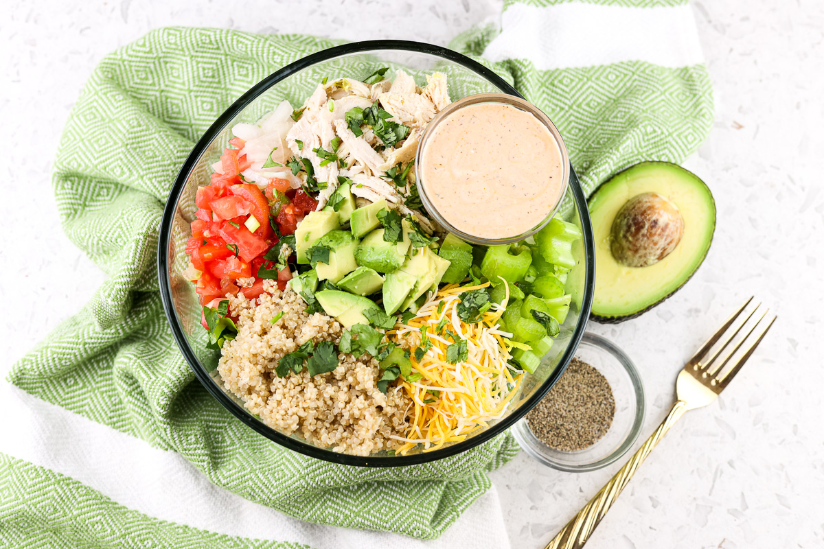 Buffalo Chicken Grain Bowl