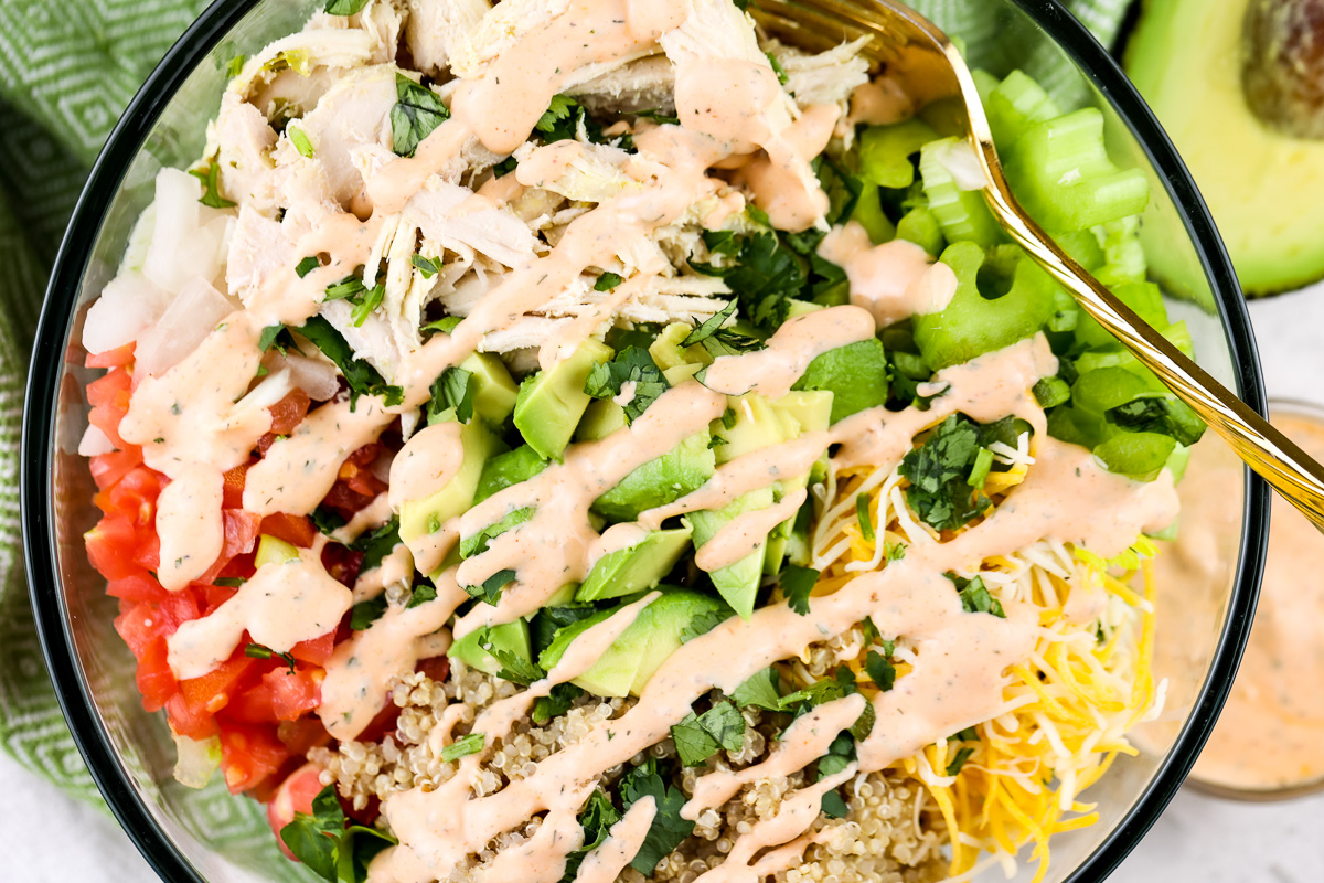 Chicken Salad Grain Bowls