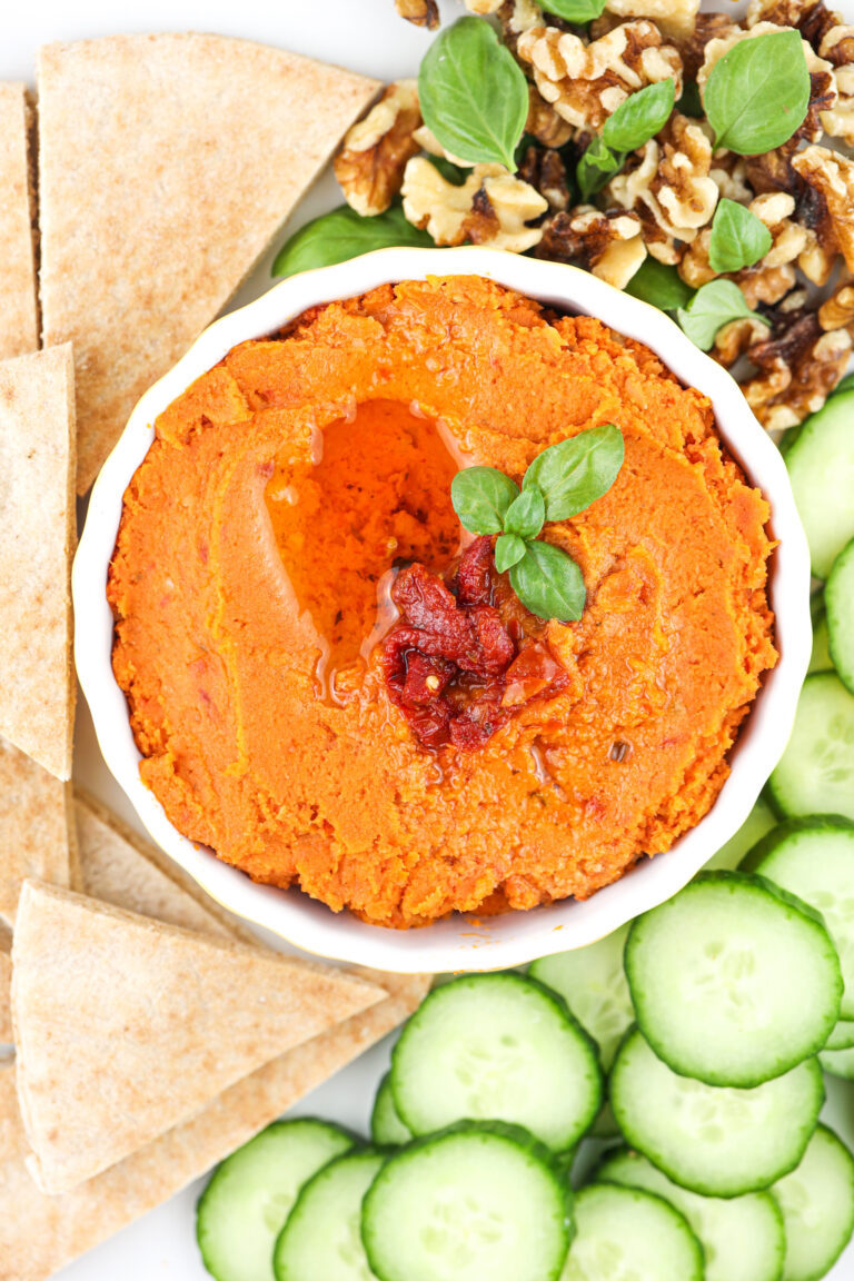 The Easiest SunDried Tomato Hummus Shaw Simple Swaps