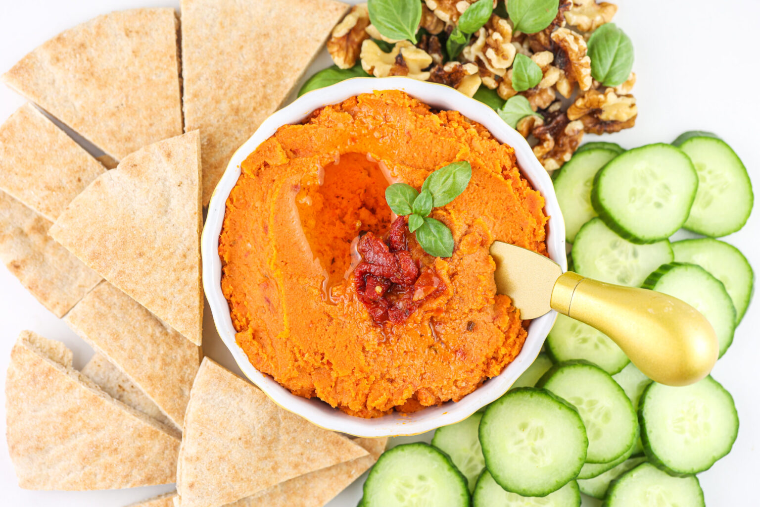 The Easiest SunDried Tomato Hummus Shaw Simple Swaps