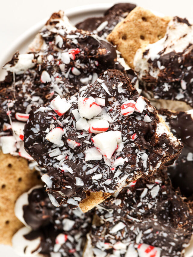 Peppermint S’mores Bark